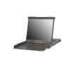 1U 17" LED 1280x1024 Single Slide LCD 104 Keyboard Touchpad, 250nits, 72~144 VDC with terminal block Resistive touchscreen (USB interface)