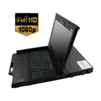 1U 17" widescreen Full HD 1920 x 1080 LCD console drawer, 104 key notepad MAC keyboard w/ touch pad (Me) (Model: NW117HDMe)