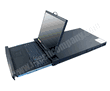 1U 19" Dual Slide SUN LCD Keyboard / KVM Drawer (Model: SDR119)