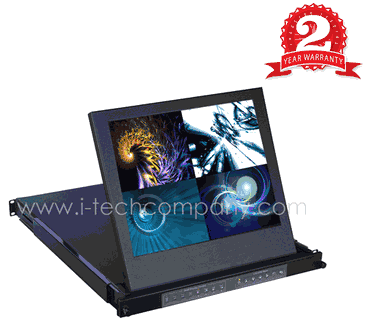 1U 20" Quad Display Drawer (Model: NPQ120)