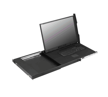 1U 23" 4K LCD Console Drawer with 8-Ports 4K HDMI USB KVM, 104-key keyboard with touchpad (Model:NVP1240-84Ke)