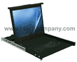1U Clamshell (1.75) 17" Samsung 1280x1024 (SXGA) Ultra Thin (For Touch). Design with a 24" Frame. It is our most versatile rack drawer for customization. All KVM Backs will Fit, Better Cable Management. (Model: DHK117SUT)