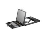 1U, Dual Slide Rail, 17" 1280x1024 LCD keyboard Drawer 16-Port PS2 or Combo KVM switch, USB or PS/2 keyboard Mouse