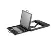 1U, Dual Slide Rail, 17" 1280x1024 LCD keyboard Drawer 8-Port PS2 or Combo KVM switch, USB or PS/2 keyboard Mouse