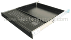 1U Rackmount PS/2 87 key compact keyboard with touchpad, Slides adjustable for 20" to 30" depth, 19"(W) x 1.75"(H) x 20.0"(D). (Model: RCK470E)