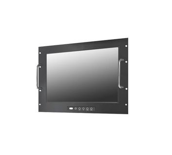Military Grade, IP65 Front Rack Mount 20.1" LCD Monitor 1600x1200 LED-400nits, Power 9~36V DC w/ VGA+HDMI, Compliance Do160E Section: 4, 5, 6, 7, 8, 14, 17, 25, Compliance MIL-STD-810F