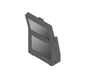 21.5" Rugged Display, 1920 x 1200, 350 cd/m2, Glass Protect Front, 5xBNC RGBHV, 1 x VGA, 1 x DVI, 1 x HDMI, AC90~264V, Shock/Vibration Proof Desk-Mount Stand