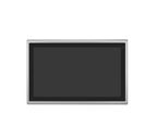 21.5" FHD Fanless HMI Barebone with Intel Celeron J6412 (2.0 GHz) CPU, 1x DDR4 Slot, Projected Capacitive Touch, 9~36VDC input with Adapter, Aluminum Chassis