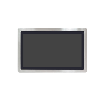 21.5" FHD IP66/IP69K Stainless Steel Panel PC Intel 12th Gen. Core i3-1215U, 1x DDR4 SO-DIMM, 1x M.2 2242, 5 Wire Resistive Touch Window, 9~36V DC Power Input with Adapter