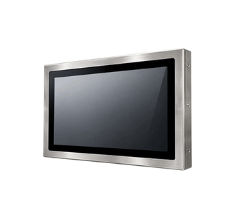 21.5" True Flat Design Stainless Steel Panel PC with PCAP Touch, MF04V00 / J6412 Intel Celeron, RAM 4GB / SSD 128GB, Win 11 Pro