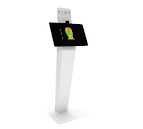FACE/ BODY Temperature Screening / Checking Kiosk 22" Tablet Durable powder coat paint finish, 16 Gauge Galvanized Steel, Security Locks (Model: OPK2200-Temp)