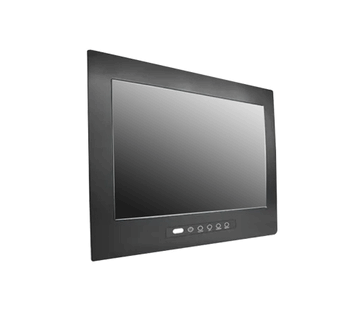 23.8" Military Grade IP65 Front Panel Mount LCD Monitor, 1920x1080, 250-nits LED, VGA/HDMI/DP, PCAP Touch, MIL-STD-810 & MIL-STD-461 compliant, 9~36V DC input.