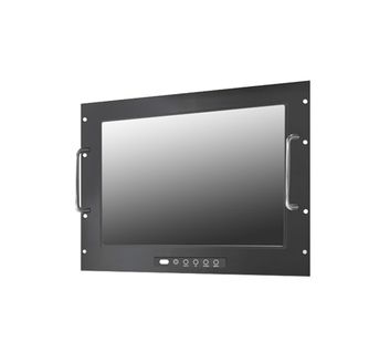 IP65 Front Rack Mount, Wide 24" LCD, 1920x1200, LED-1000nits, WV(178/178), AC-IN w/ Built-in PWR I/O: VGA+HDMI+DVI MIL-STD-810G Anti-Vibration & Anti-Shock