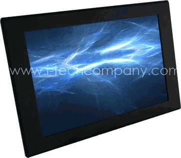 24" Panel Mount Widescreen LCD Monitor VGA, Optional AV inputs, Touch Screen in Panel Mount 24" LCD display (Model: WPMW2400S1)