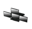 Rugged 4U 26" Deep 21.5" Quad Display Drawer, Front Face w/ Thumbscrews & Heavy Duty Collapsible Handle