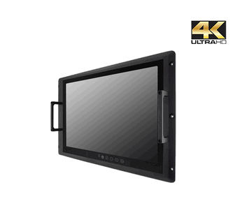 27" 4K UHD PCAP Rack Mount Defence Display (3840 x 2160) native resolution with Compliant MILSTD 810G/ MILSTD 461E, AC 100~240V