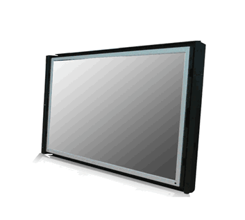 27" Wide Industrial Open Frame Metal Housing LCD Monitor, 1920 x 1080, 300 nits, VGA+DVI+HDMI (Model: YOPW2700HD)
