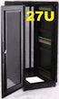 27U, 40" Deep Server Cabinet Rack Enclosures
