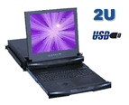 2U USB Rackmount KVM
