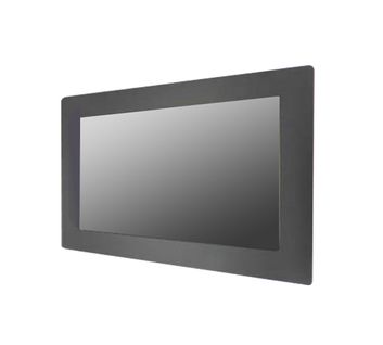 32" Panel Mount LCD Monitor 5mm metal front bezel / Front IP65 / 3840x2160 (4k) / 350nits LED / VGA +DP(x2) +HDMI(x2) signal input / DC 24V Power input with AC Adapter / Rear OSD / Panel Mount with Clamp / 3mm AR Coating Glass