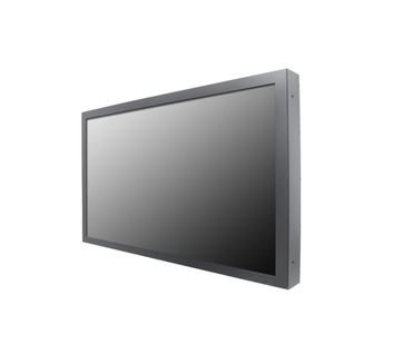 Front IP65 Chassis/Wall Mount Industrial LCD 32" Chassis Mount LCD 1920x1080 with AR Glass / Front IP65 VGA, Composite BNC Connector and 24VDC with Terminal Block