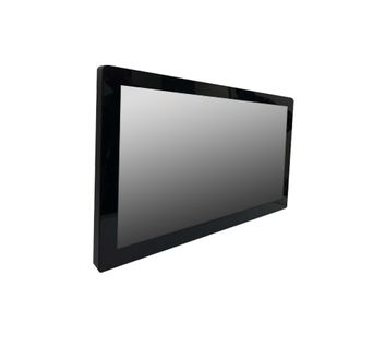 32" IP65 Outdoor Touch Monitor with 2000nits(typ.) Brightness, 1920*1080 Resolution, I/O: VGA/DVI/HDMI/DP, Power: 100~240 VAC-In, Accessories: HDMI Cable x1, USB Cable*1, AC Power Cable*1, Light Sensor Cable*1