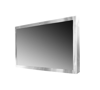 43" 1920x1080 High Brightness 1500nits Stainless Steel 304 Enclosures  with Full IP65 with VGA, DVI, HDMI, USB (for Touch use) and 100-240VAC Power Input