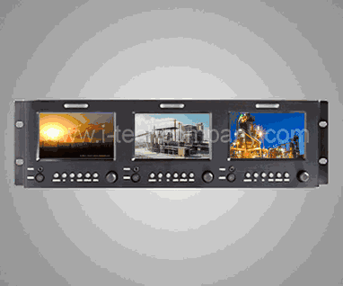 5"x3 3G SDI & HDMI LCD monitor 800x480, 500:1, Each Screen has: 1x 3G-HDSDI, 1x HDMI and 1x CVBS input and loop through out. (Model: SW3350)