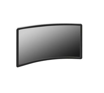 55" 1500R Curved 4K UHD PCAP Touch Display 550 nits with Tempered Glass Morse 7 Explosion-Proof Glass