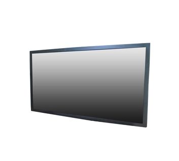 Front Water and Dust Proof IP65/NEMA 4 with IP65 Tempered AR Glass Front with Solid Back Housing except I/O 55" Wide LCD Monitor, 1920x1080, 450nits VGA + DVI + HDMI Input, Rear OSD, VESA Mounting