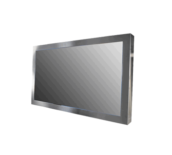 55" Industrial Panel / 1920x1080 / 450nits SUS 304 Enclosures with Full IP66 Wall Mount, PCAP Touch, DVI, HDMI, USB ( for Touch use ), RS232 and 100-240VACV Power Input