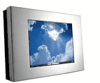 6.4" Chassis Mount LCD Monitor w/ Anodizing Aluminum Front Bezel w/ VGA, Video Input (Model: iDP600A_AV)