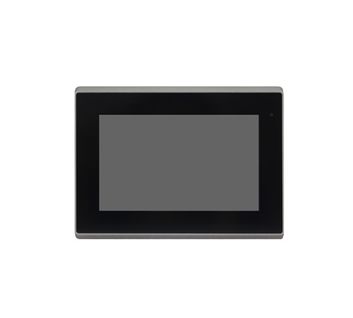 Front Panel IP66 Aluminum Die-Casting Display 7" FPD Industrial display, 800x480, Projected Capacitive touch screen,  VGA, DVI, HDMI, and DP input, 5 keys Rear OSD, DC 9~36V power input with adapter, Aluminum Die-casting Chassis HB/OB/60W ADP/USB CABLE/HDMI CABLE/Din Rial