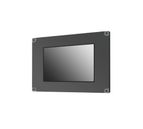 Flush Mount, Wide 7" LCD Monitor, 800x480, LED-400nits, WV(160°/160°), Wide Temp(-30~80C), VGA, DVI inputs. Power 9~36V DC input Compliance to the EN50155 standard and EMC Flush Mount, Wide 7" LCD Monitor, 800x480, LED-400nits, WV(160°/160°), Wide Temp(-30~80C), VGA, DVI inputs. Power 9~36V DC input Compliance to the EN50155 standard and EMC