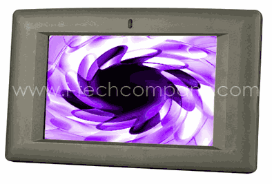 7" Widescreen WVGA Touch Panel PC AMD Geode LX- 800 500 MHz Processor (Model: AFL-07A-LX)