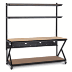 72" Performance Work Bench W/FBS (Apple) (Model: 5000-3-202-72)
