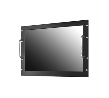 8U 20.1" 300nits Rack Mount (with 3mm front bezel) / VESA Mount with VGA, DVI and 100-240VAC, Rear OSD with Auto Signal and Power On/Off