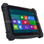 9.7" fanless Mobile Tablet w/ Intel Celeron, 1.58GHz dual core , built-in Wi-Fi and Bluetooth, capacitive touch (w/ anti-reflection outdoor viewable) display. OS: WIN 7 Pro, Storage: 128GB, RAM: 4GB (Model: DVM970-W7-128-4)