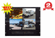 9U 19" Rack LCD Quad Flat Panel for CCTV Security Surveillance and Industrial Monitoring (Model: NPQ919)