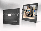 9U Rack Mount, 19" LCD monitor, 1280x1024, LED 1000 nits, VGA input w/ Resistive touch screen with USB Controller 9U Rack Mount, 19" LCD monitor, 1280x1024, LED 1000 nits, VGA input w/ Resistive touch screen with USB Controller