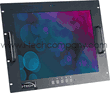 9U Rackmount 19" LCD with SDI input and loop out via BNC. Up to 100M(HD-SDI)/300M(SD-SDI).