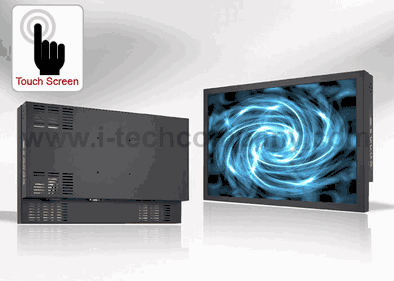 All in one PC Widescreen Display Chassis Mount, 24" LCD monitor with Resistive Touch USB Controller, 1920 x 1080, 300 nits, Intel Core i7-610E Processor Dual Core (4M Cache, 2.53 GHz), up to 8 GB, 2GB Memory and 250GB HDD 3.5" SATA (Model: EPCW2400HDi7-TR).
