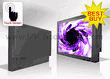 All in one PC Widescreen Display Chassis Mount, 32" LCD monitor with SAW Touch USB Controller, 1920 x 1080, 450 nits, Intel Core i7-610E Processor Dual Core (4M Cache, 2.53 GHz), up to 8 GB, 2GB Memory and 250GB HDD 3.5" SATA (Model: EPCW3200HDi7-SW).