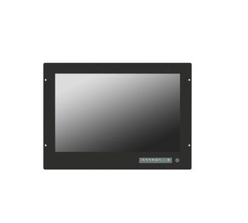 Front IP65 21.5" Wide Marine Bridge Display Monitor 1920x1080 250nits, HDMI, VGA, DVI-D, Composite Video, Audio Input, IEC60945 Certificated Front Hyper Dimming Knob Control Backlight Brightness from nearly 0%-100% Internal Power Adapter , 100-240V AC Input