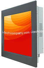 AMD 15" Panel Mount LCD w/ NEMA4/IP65 Lower Power FanLess PC. Model (WPMC1500-IPM4-A)
