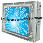 AMD 8.4" Open Frame LCD with Compact Industrial Lower Power FanLess PC Computer SBC. Model (WOPC8400T1-A)