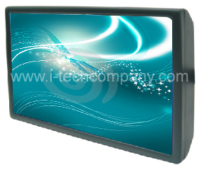 Bus application Rugged Front IP65, Metal Chassis/Surface Mount, 21.5" LCD monitor Integrated with Intel Atom D2550 processor  Master (Model: SCHW2150HB-MPC-BUS)