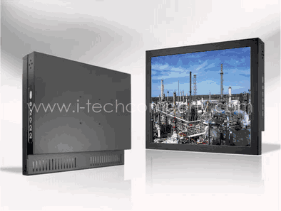 Chassis, 17" LCD monitor, 1280x1024, LED 1000 nits, VGA input with IR Touch (Model: ECH1700HB-IR)