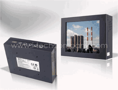 Chassis, 6.5" LCD monitor, 640x480, LED 400 nits, VGA input with SAW Touch (Model: ECH650-SW)