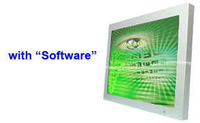 Chassis Mount 15" LCD Digital Signage Networked Player with Management software. Model: (WCH1500C3-DMG)